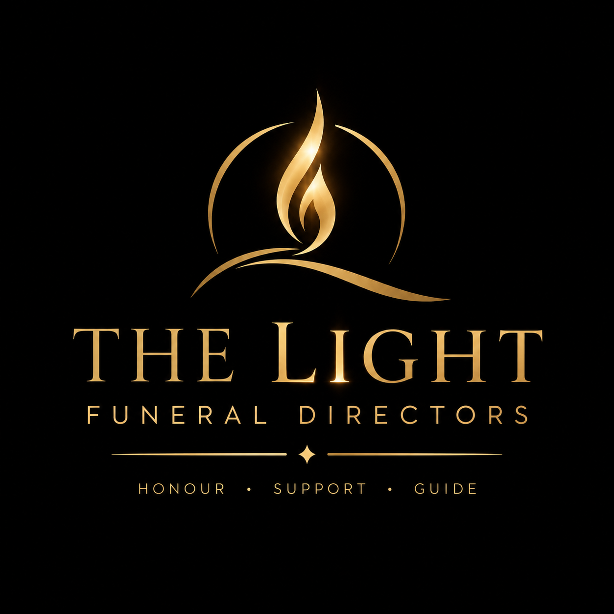 The light funeral directors logo